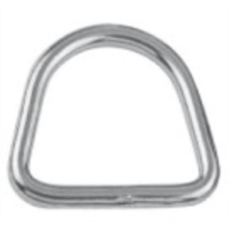 Lot De 12 Anneaux En D Nickelés - Diamètre 25 Mm - Pour Rideaux, Sangles, Fixation - Bulk Hardware